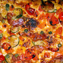 Pizza aux légumes du soleil