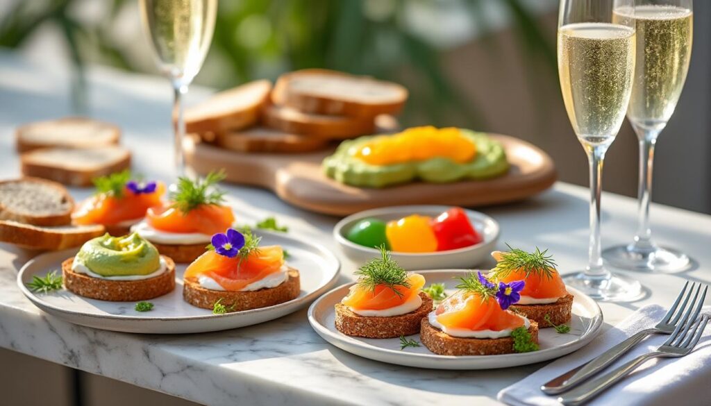 découvrez des recettes rapides et élégantes pour des entrées faciles à préparer qui impressionneront vos invités lors de vos repas chics.
