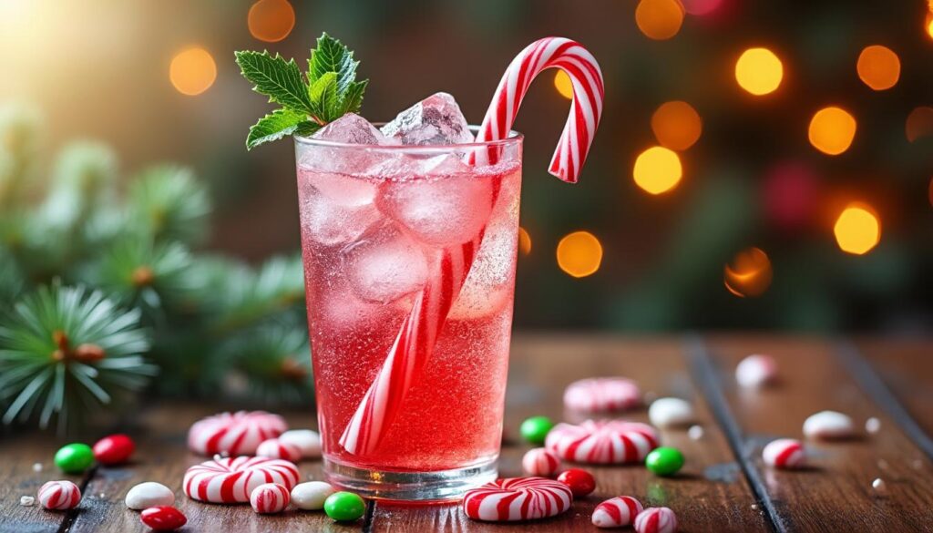 découvrez la recette facile et festive du cocktail bonbon candy cane spritzer, parfait pour régaler vos invités lors des fêtes avec une touche sucrée et pétillante.
