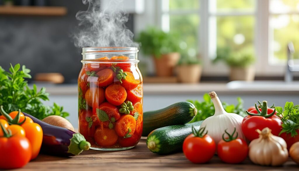 découvrez combien de temps stériliser la ratatouille cuite pour une conservation optimale, en garantissant sécurité et saveurs préservées.