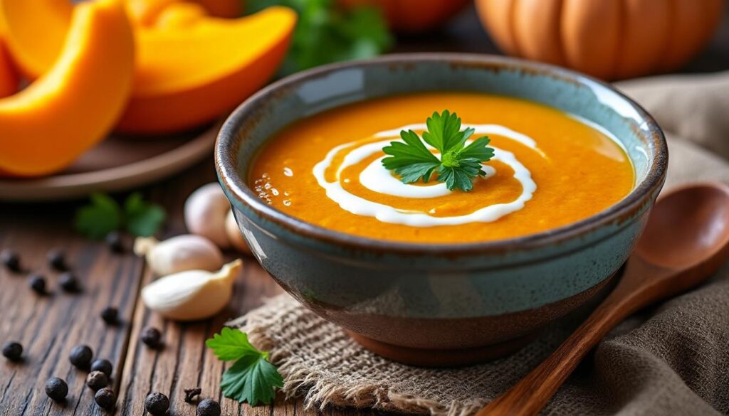 découvrez une recette de soupe au potiron facile et traditionnelle, comme préparée par grand-mère, pour réchauffer vos repas avec saveur et authenticité.