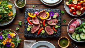 découvrez des idées fraîches et savoureuses pour accompagner votre pierrade et sublimer vos repas entre amis ou en famille.