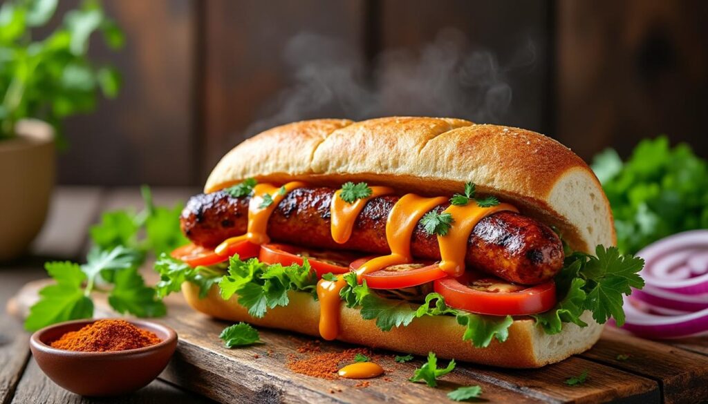 découvrez une recette facile et savoureuse pour préparer un sandwich merguez délicieux, parfait pour un repas rapide et gourmand.
