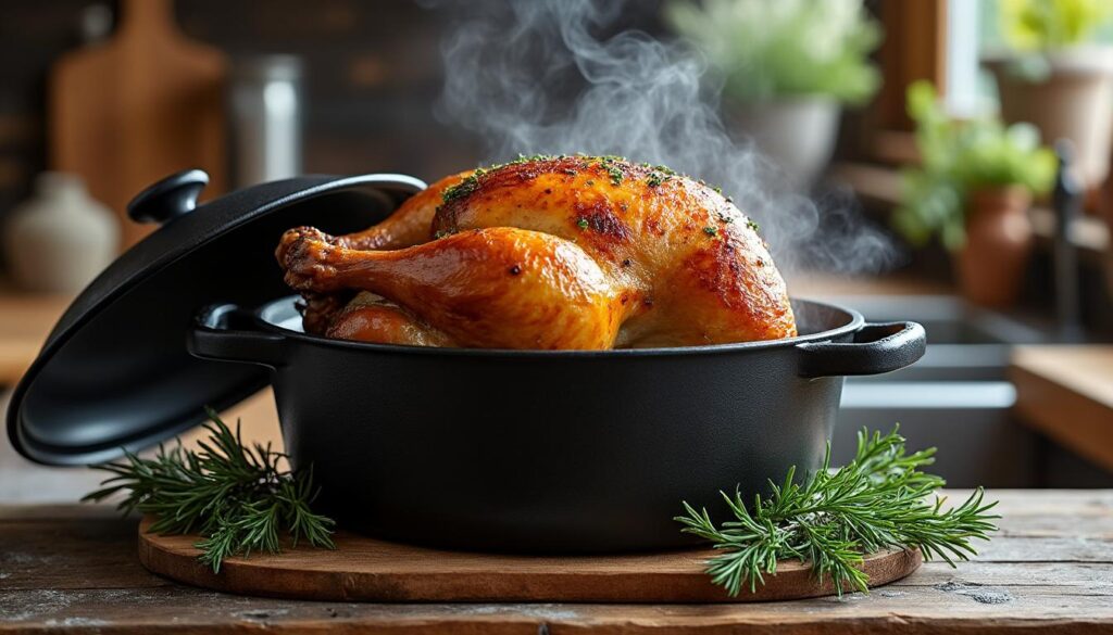 découvrez comment cuire une pintade de 1,5 kg en cocotte rapidement et facilement grâce à notre guide complet pour un repas savoureux et réussi.