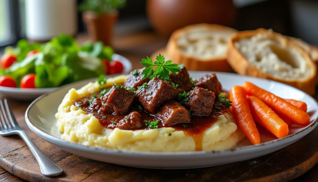 découvrez des idées faciles et savoureuses pour accompagner parfaitement votre boeuf bourguignon et sublimer ce plat traditionnel français.
