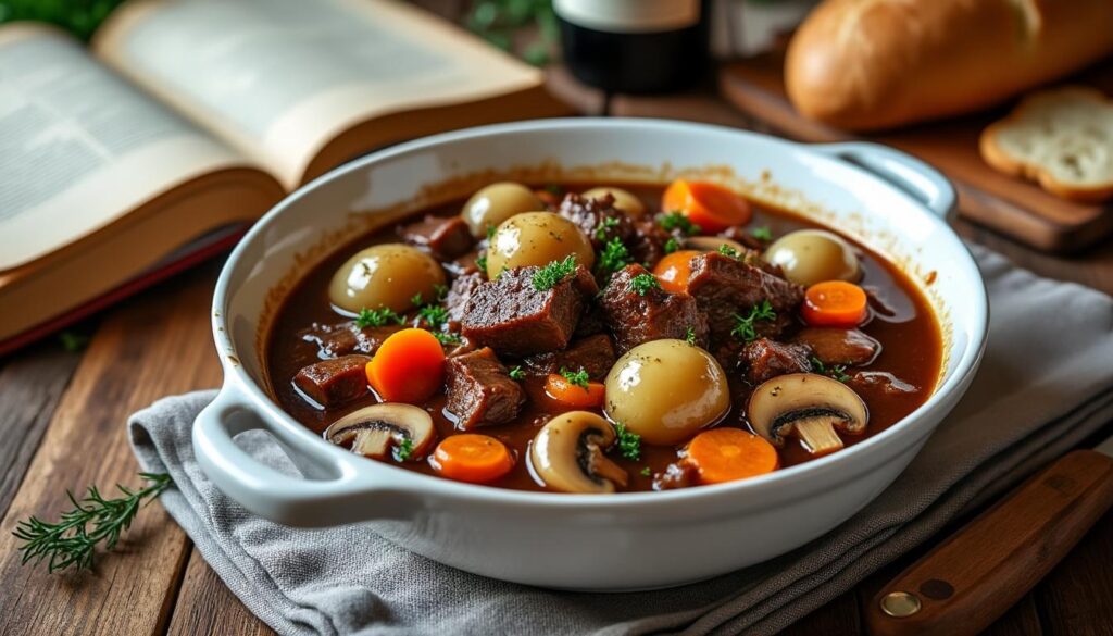 découvrez notre recette traditionnelle facile du boeuf bourguignon comme chez grand-mère, un plat savoureux mijoté lentement pour une explosion de saveurs authentiques.