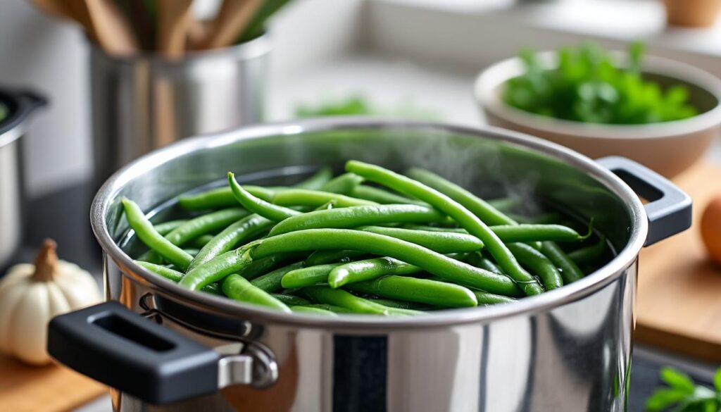 apprenez à cuire rapidement des haricots verts frais à la cocotte minute grâce à notre guide pratique et facile à suivre.