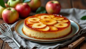 découvrez la recette facile et moelleuse du gâteau flan aux pommes de ma grand-mère, un délicieux dessert traditionnel qui ravira toute la famille.