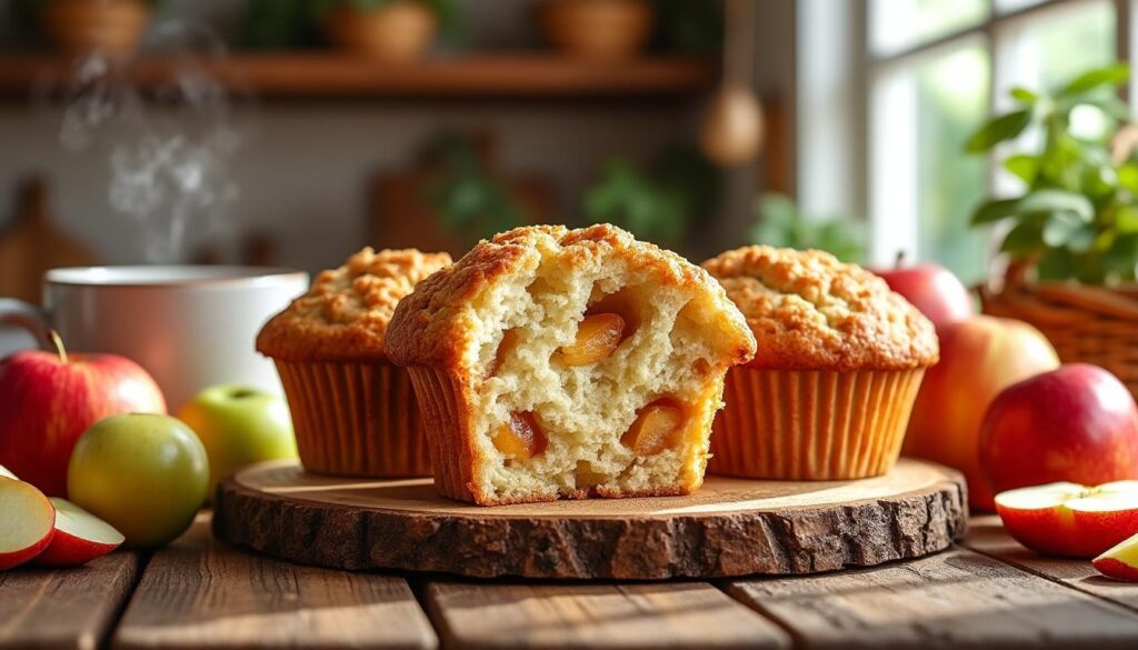 découvrez notre recette facile et rapide pour des muffins aux pommes moelleux, parfaits pour un goûter gourmand et savoureux.