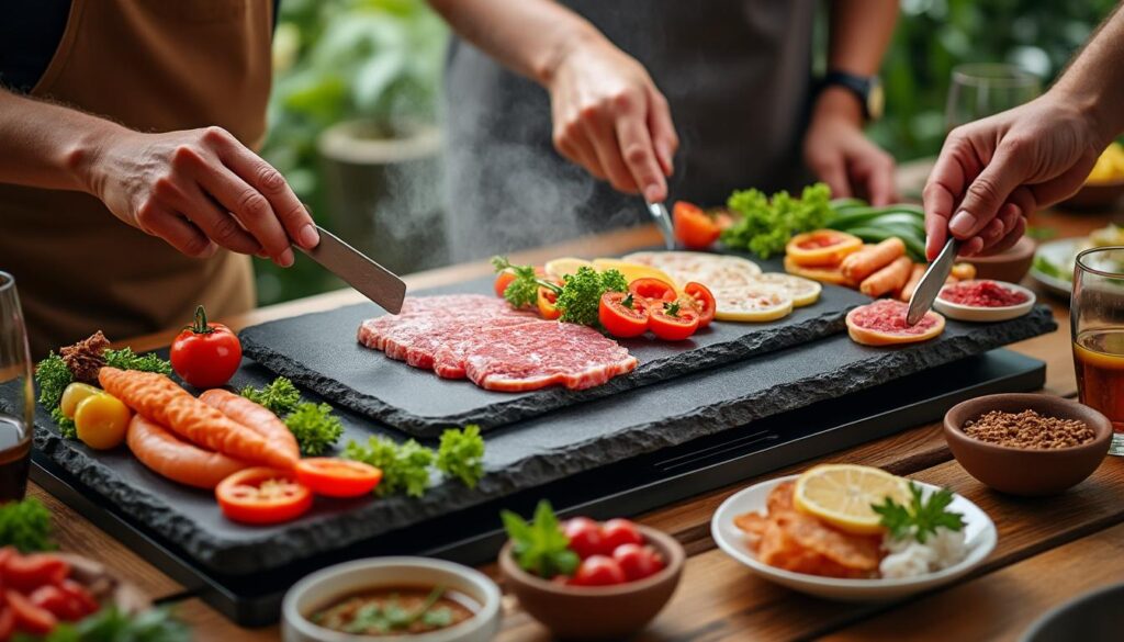 découvrez notre guide complet pour réussir une pierrade conviviale, avec des conseils de cuisson, des astuces et des recettes pour partager un moment chaleureux entre amis ou en famille.