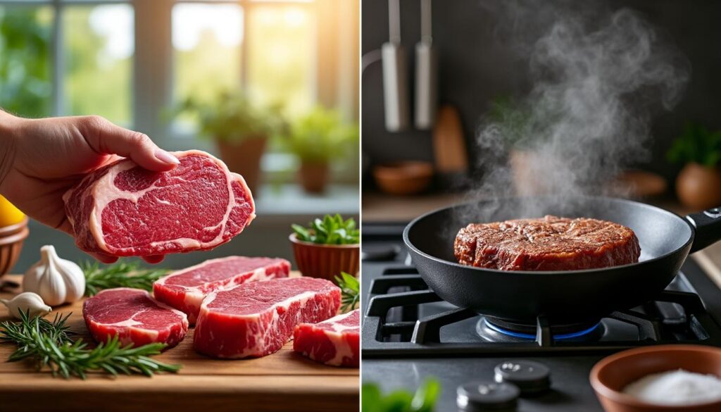 découvrez nos conseils pour choisir le steak parfait et maîtriser la cuisson afin d'obtenir une viande tendre et savoureuse à chaque fois.