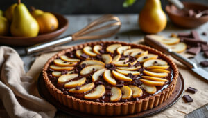 découvrez la recette simple et gourmande de la tarte poire chocolat de cyril lignac, idéale pour régaler vos papilles en toute simplicité.