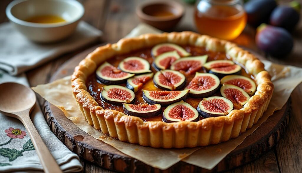 découvrez la recette facile et traditionnelle de la tarte aux figues de ma grand-mère, un dessert savoureux qui ravira toute la famille.