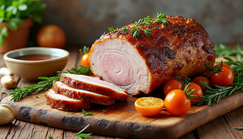 découvrez une recette facile de rôti de porc au cookeo, parfumée avec un fond de veau savoureux pour un plat tendre et gourmand en un rien de temps.