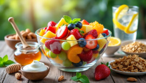 découvrez des idées faciles et gourmandes pour accompagner votre salade de fruits et sublimer ce dessert frais et vitaminé.