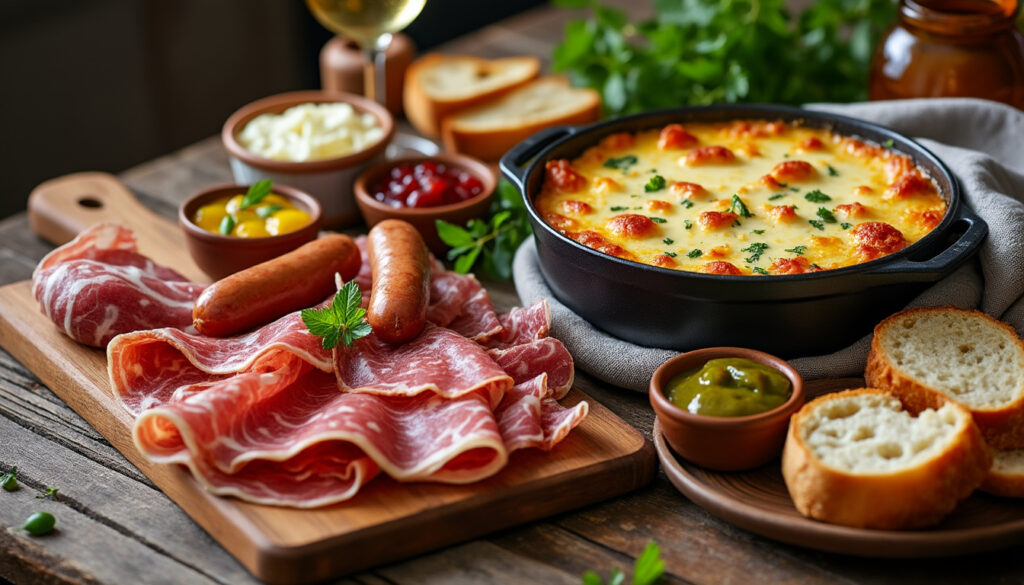 découvrez des idées simples et savoureuses pour accompagner votre tartiflette avec de la charcuterie, parfaites pour un repas convivial et gourmand.