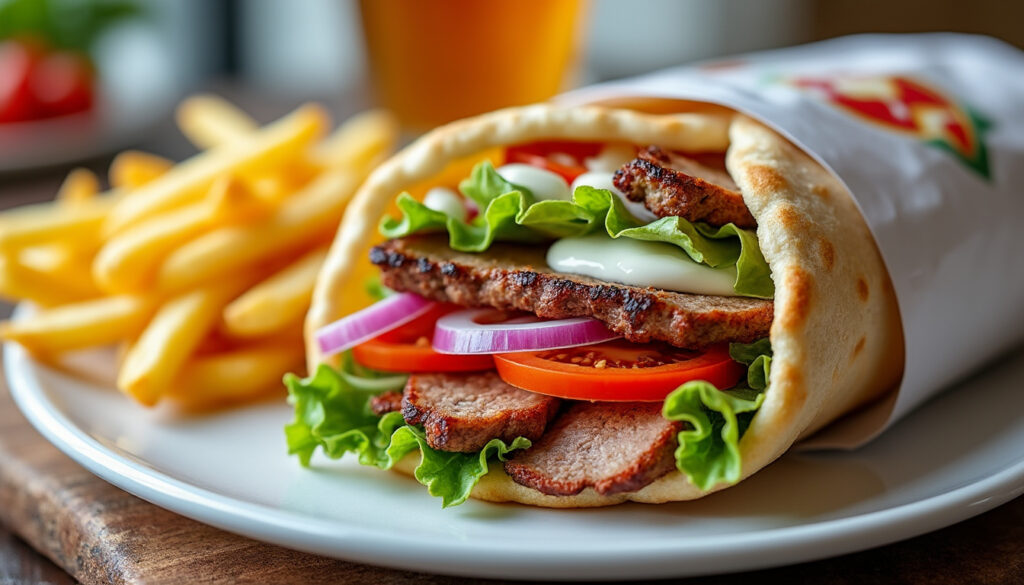 découvrez combien de calories contient un kebab classique et ce qui fait varier son apport : viande, pain, sauces et accompagnements.