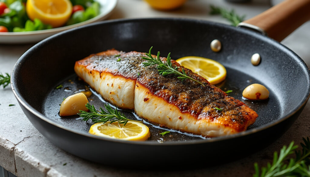 découvrez nos astuces pour réussir la cuisson du black bass à la poêle et obtenir un poisson doré, tendre et savoureux.